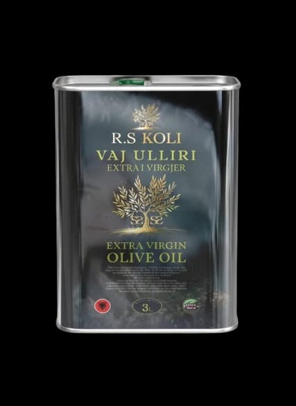 Drizzle of R.S KOLI extra virgin olive oil over a Mediterranean salad as part of a heart healthy meal