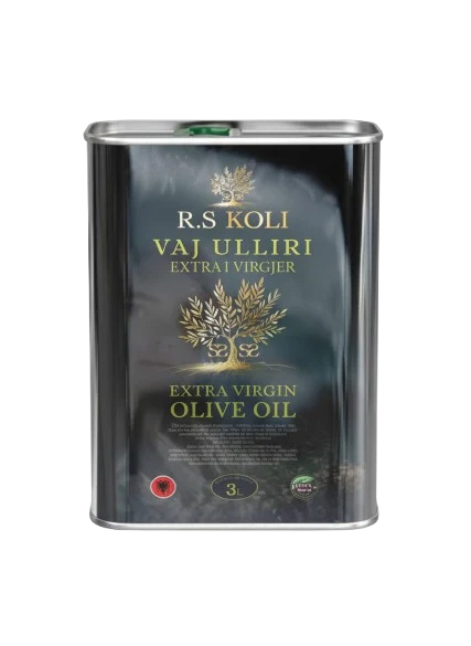 Drizzle of R.S KOLI extra virgin olive oil over a Mediterranean salad as part of a heart healthy meal